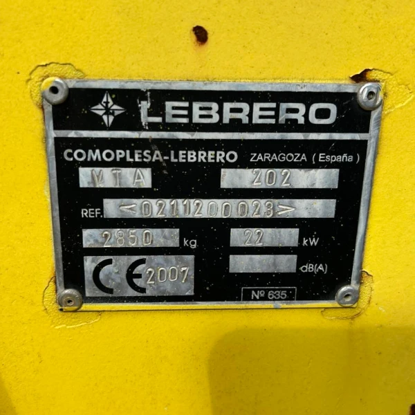 Cilindro Compactador Lebrero 4 Cilindro Compactador Lebrero