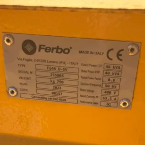 Ferbo G40.77 generator, Leilovis
